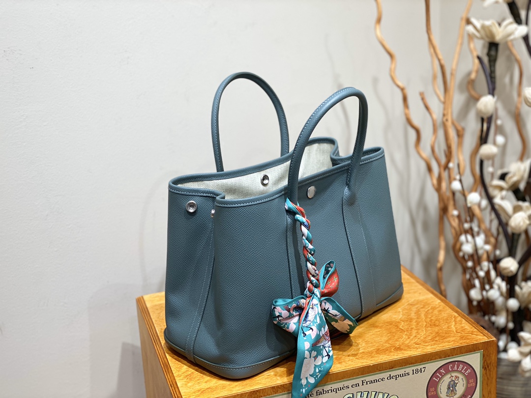 에르메스 가든파티30 블루 앱송